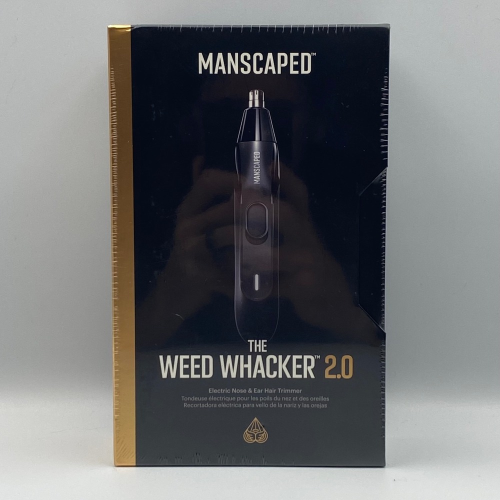 Manscaped The Weed Whacker 2.0 Electric Ear & Nose Hair Trimmer Rechargeable NEW